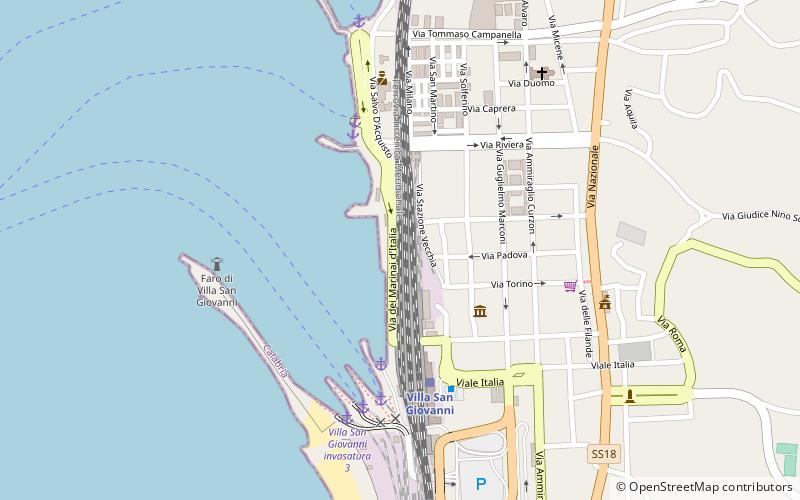 Phare de Capo dell'Armi location map