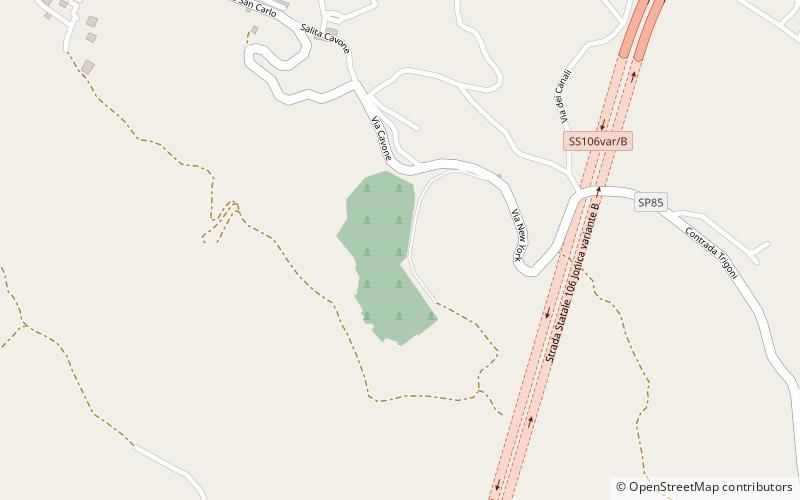 Monte Consolino location map