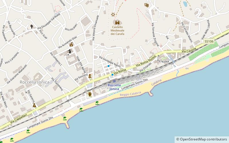 Roccella Ionica location map