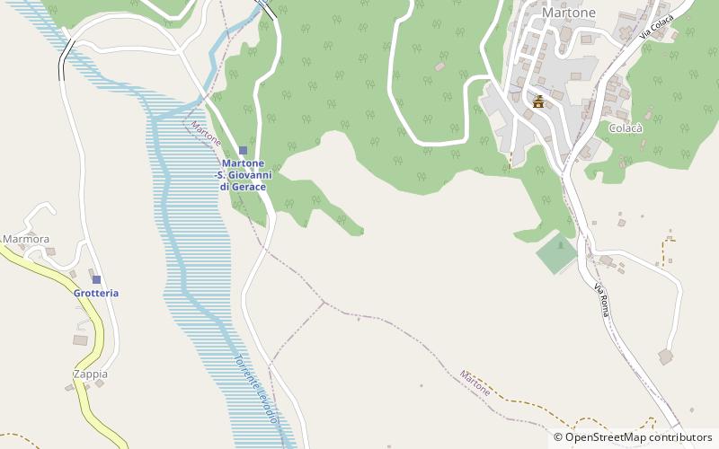 Martone location map