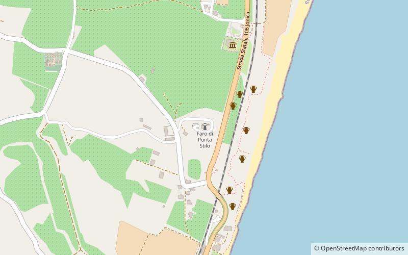 Phare de Punta Stilo location map