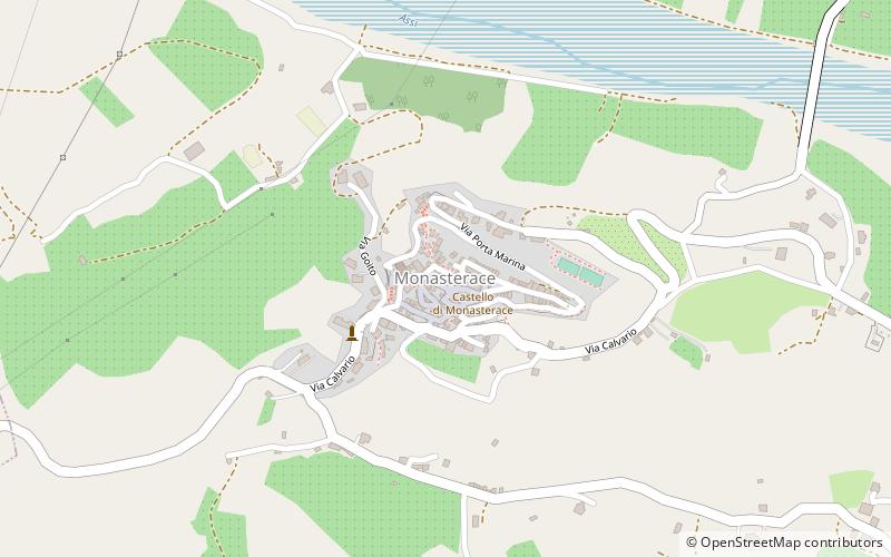 Monasterace location map