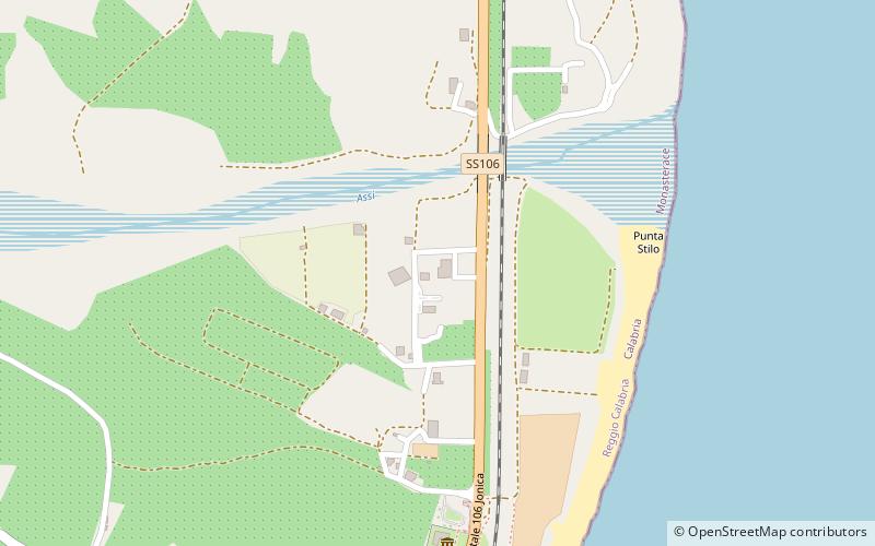 Punta Stilo location map