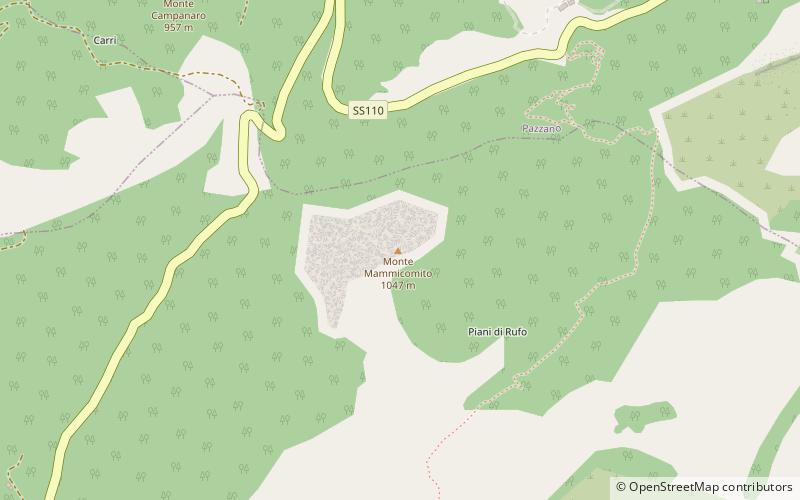 Monte Mammicomito location map