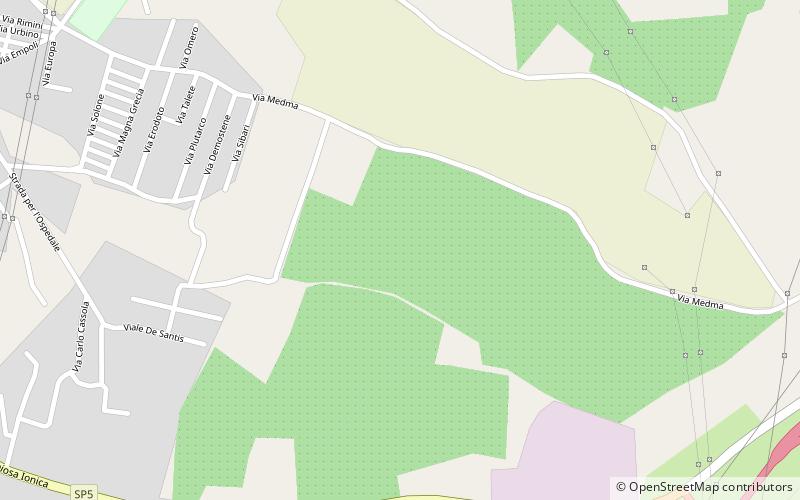medma rosarno location map