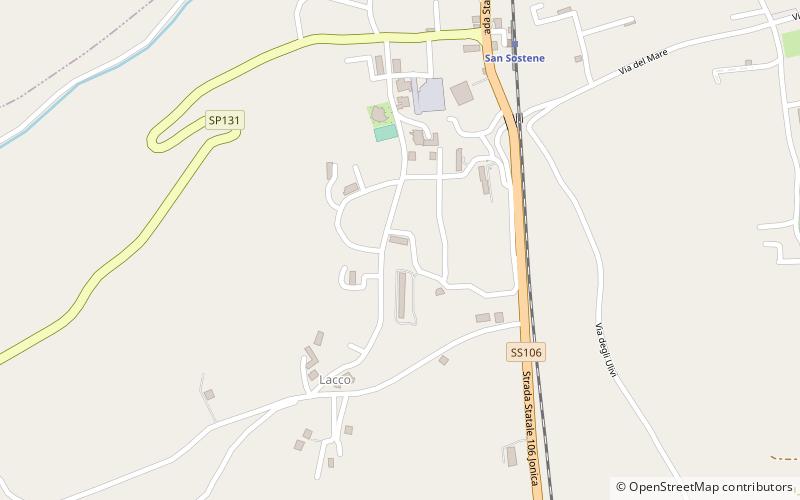 San Sostene location map