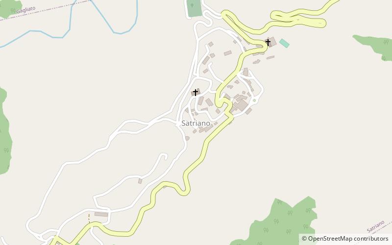 Satriano location map