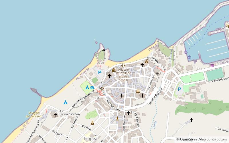 Tropea Beach location map