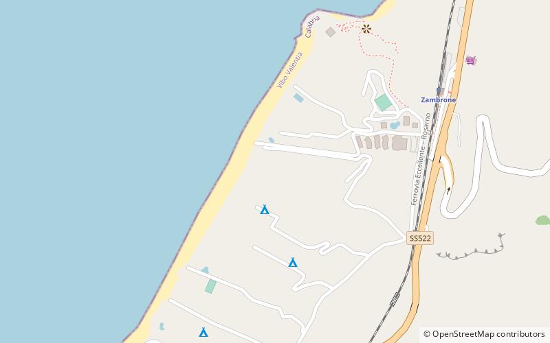 Aquapark di Zambrone location map