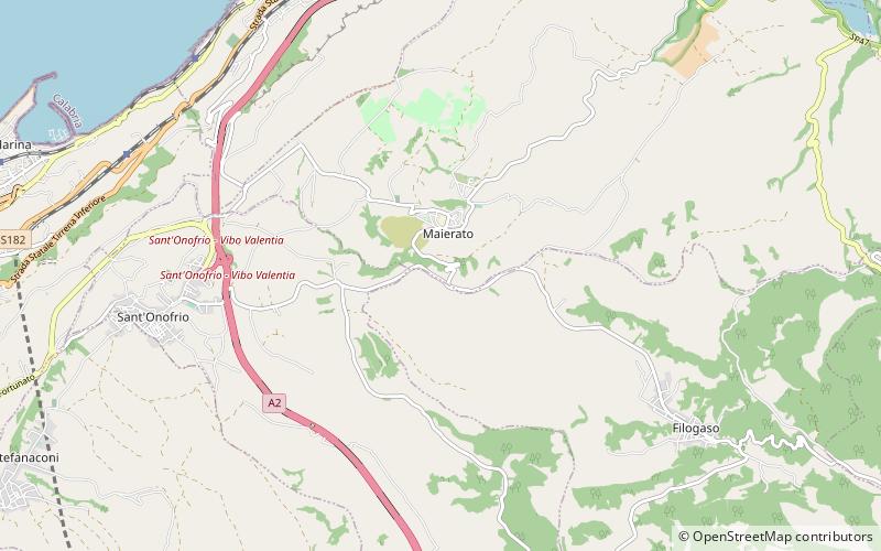 Maierato location map