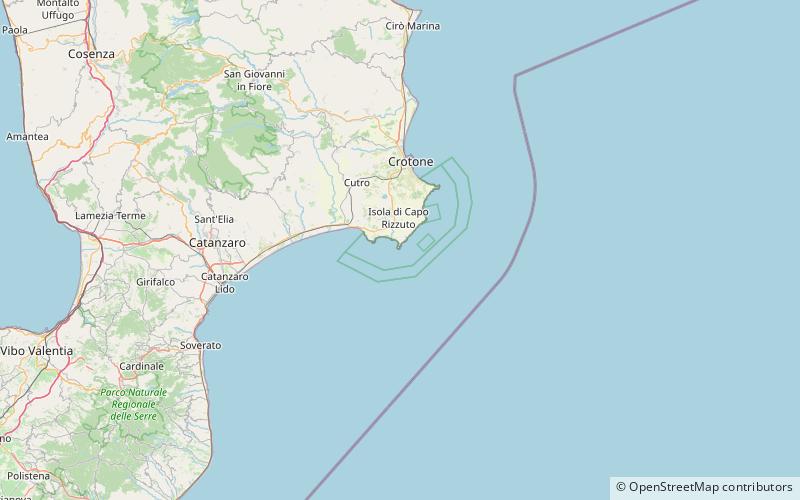 Marine Protected Area Capo Rizzuto location map