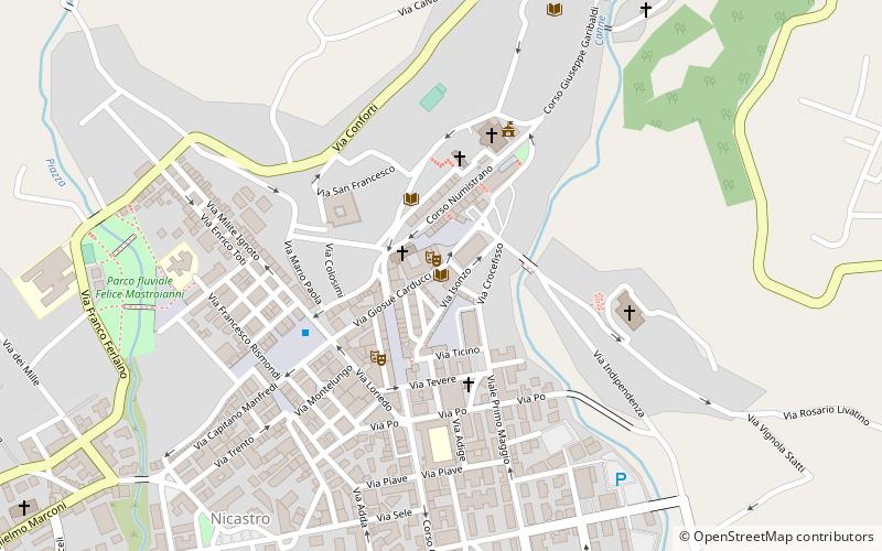 Lamezia Terme Town Library location map