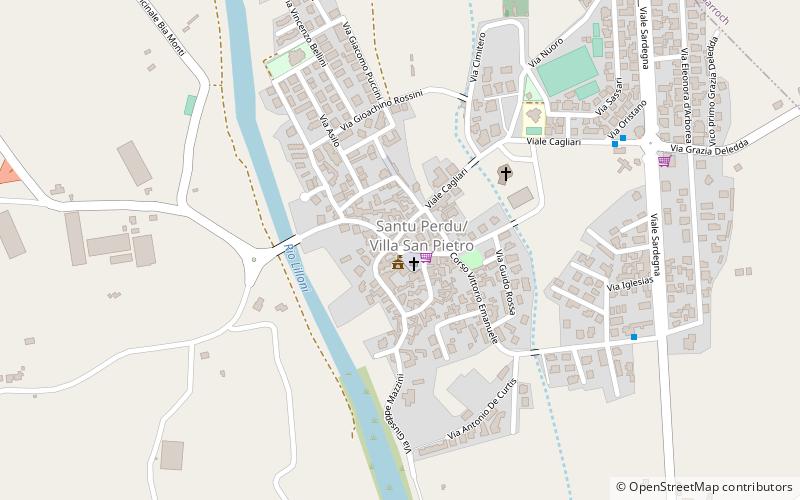 Bibblioteca comunale location map