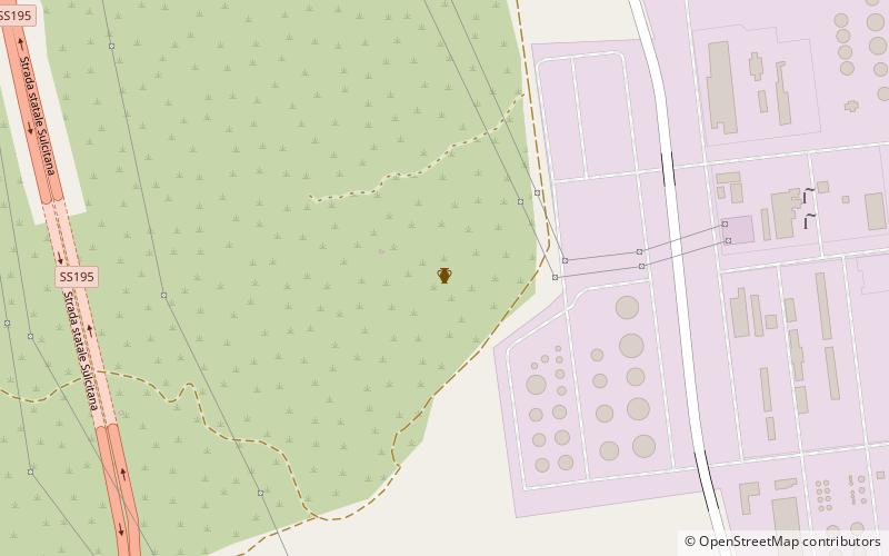 Nuraghe Antigori location map