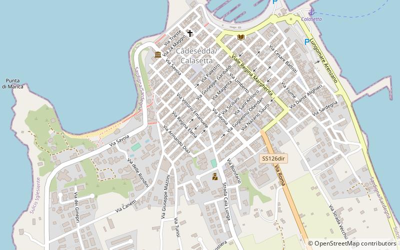 Calasetta location map