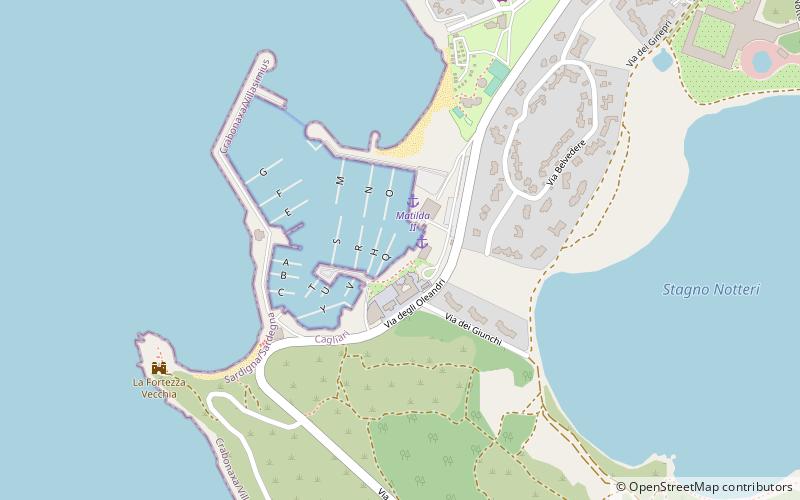 Marina di Villasimius location map