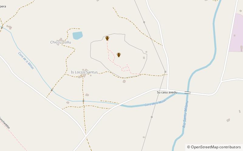Nekropole von Is Loccis-Santus location map