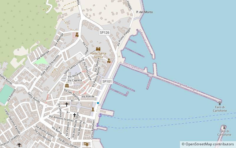 Carloforte Marina Sifredi location map
