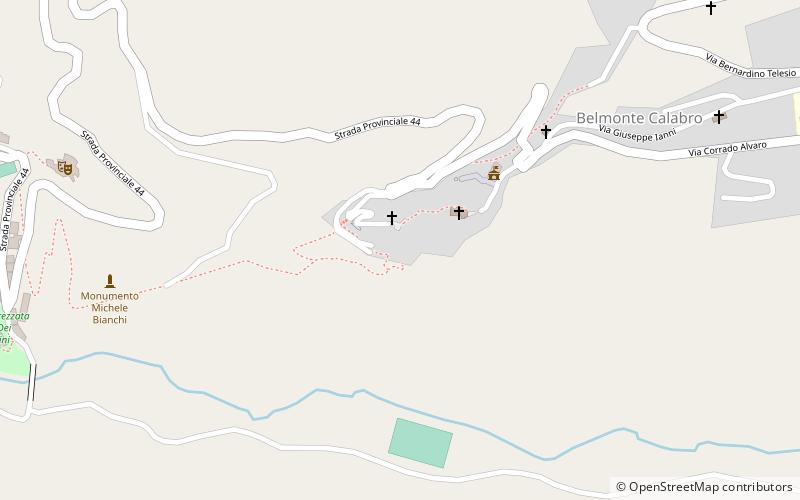 Belmonte Calabro location map