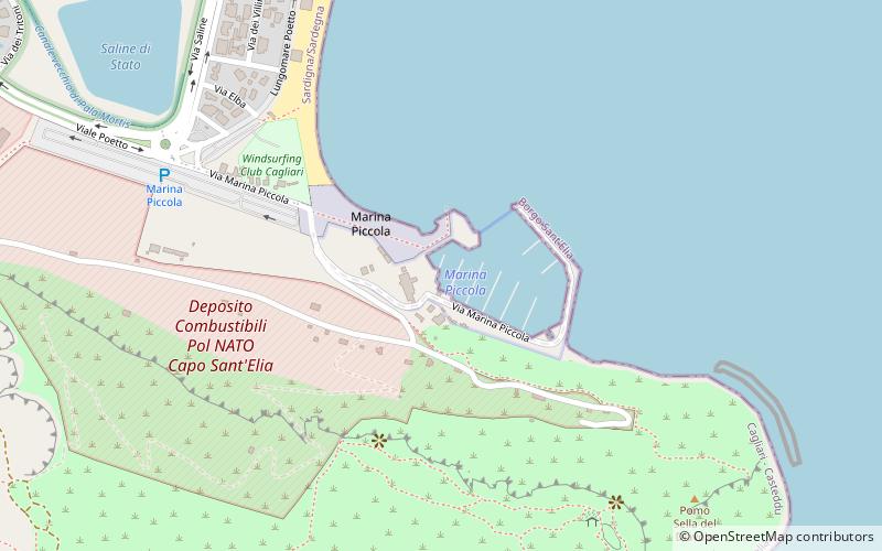 Marina Piccola location map