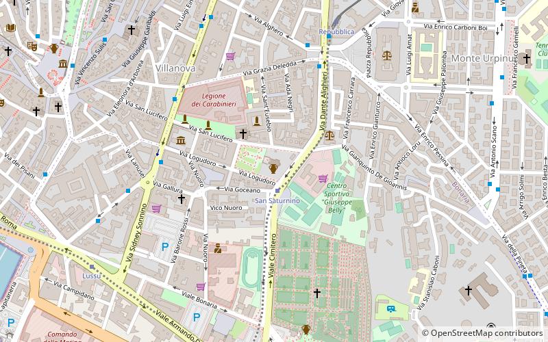 Basilique San Saturnino location map