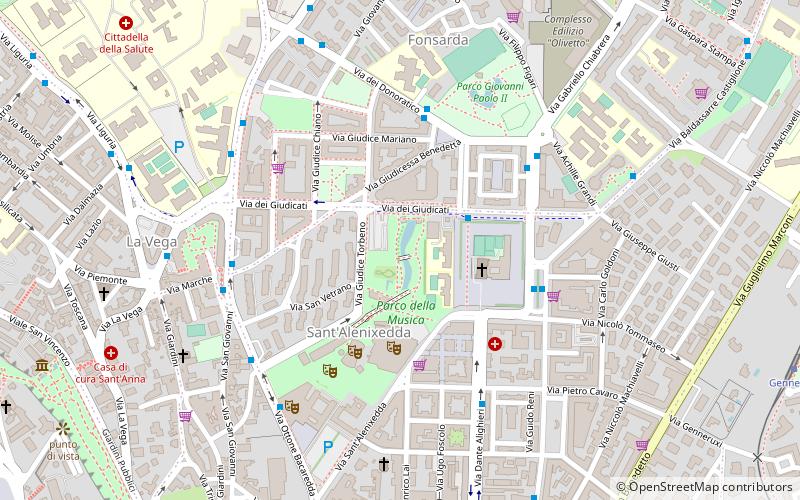 Parco della Musica location map