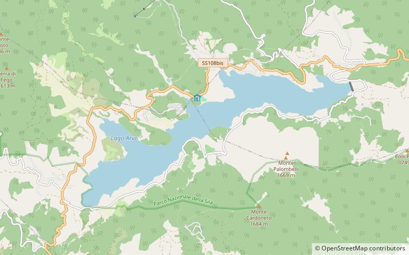 Lago Arvo location map
