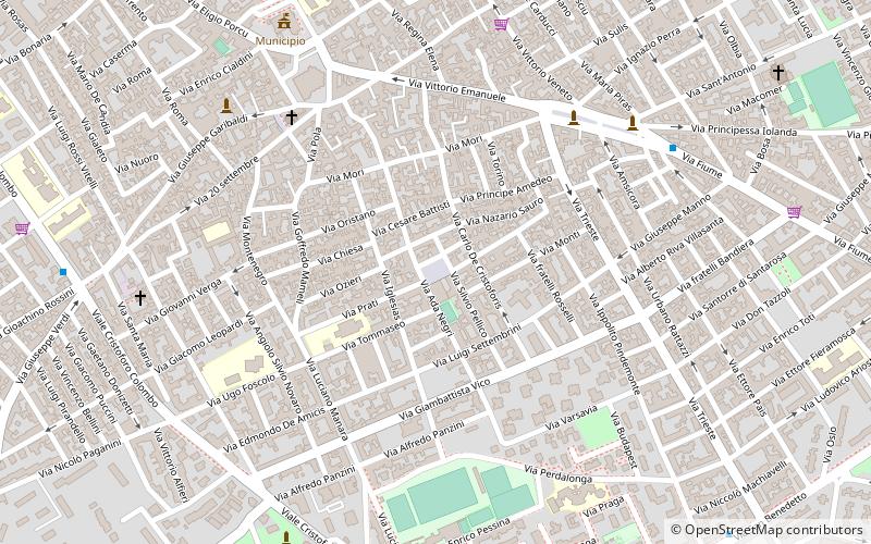 Piazza Sacro Cuore location map