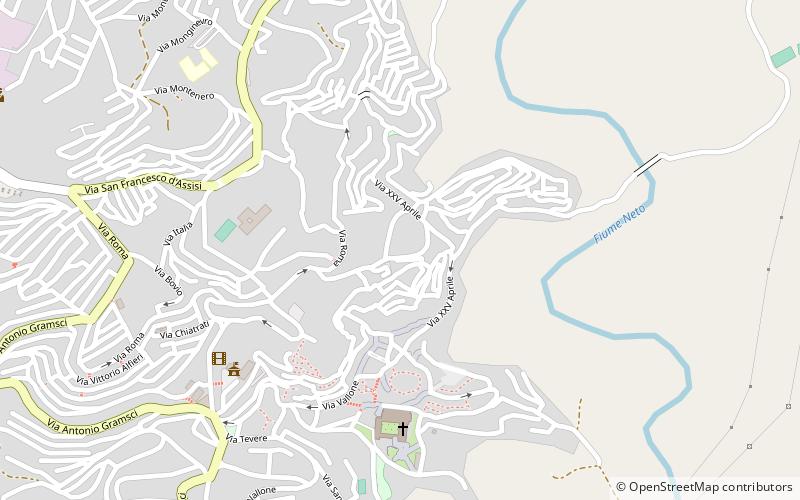 San Giovanni in Fiore Abbey location map
