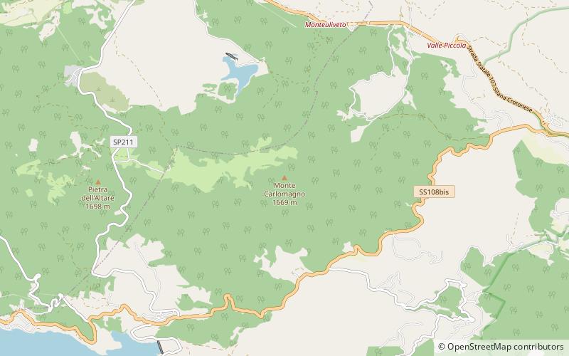 Monte Carlomagno location map