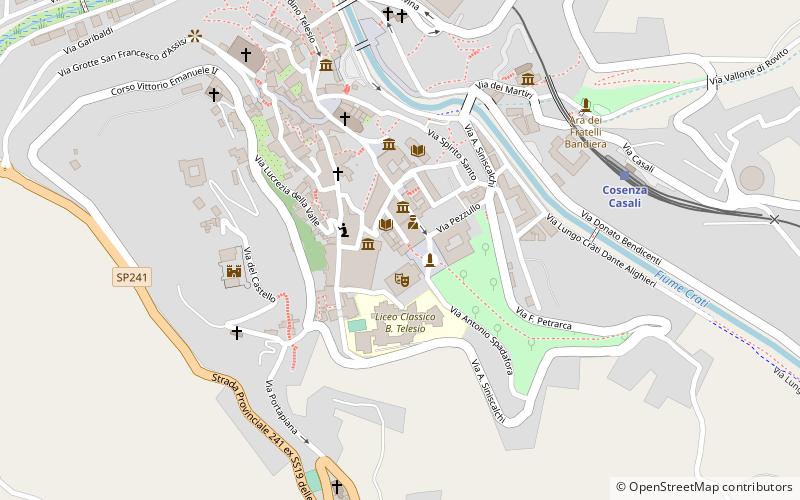 Accademia Cosentina location map
