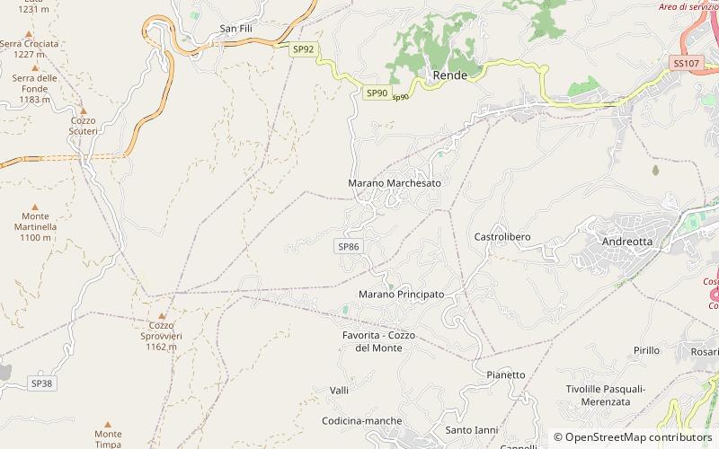 Marano Marchesato location map