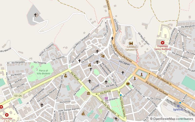Cathédrale d'Iglesias location map
