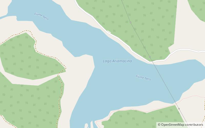 Lago di Ariamacina location map