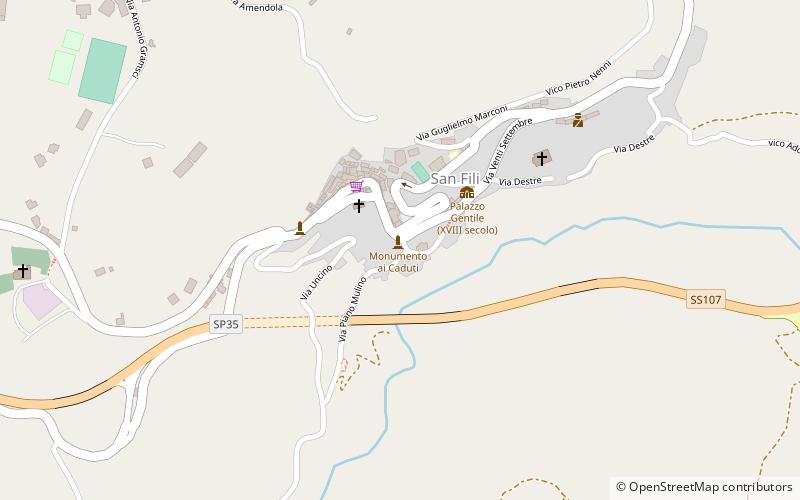 San Fili location map