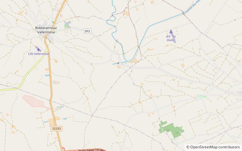 Casteddu de Fanaris location map