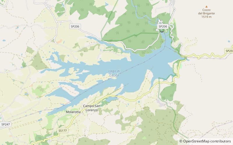 Cecita Lake location map