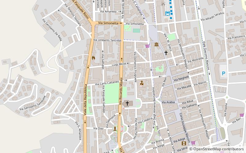 San Francesco di Paola Bridge location map
