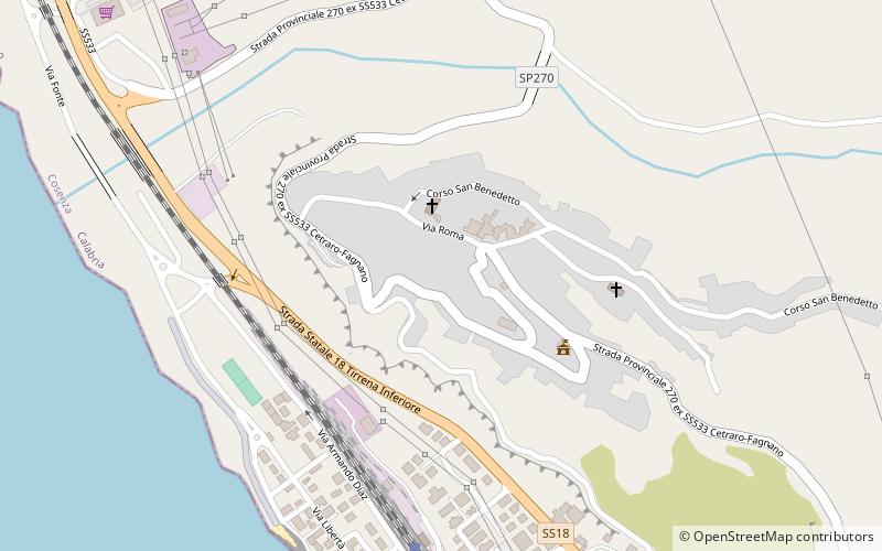 Cetraro location map
