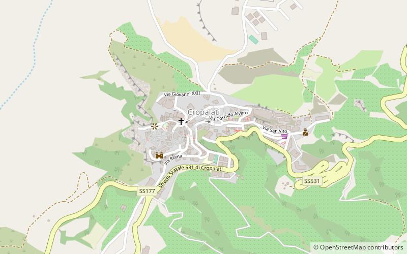 Cropalati location map