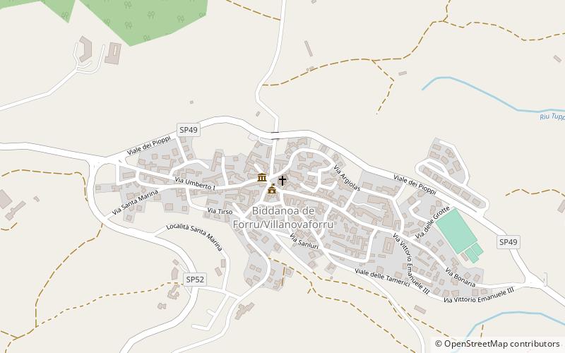 Villanovaforru location map