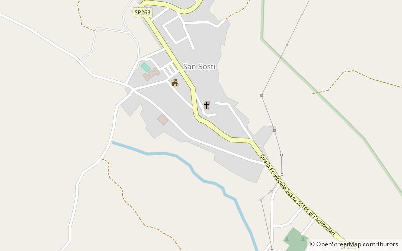 San Sosti location map