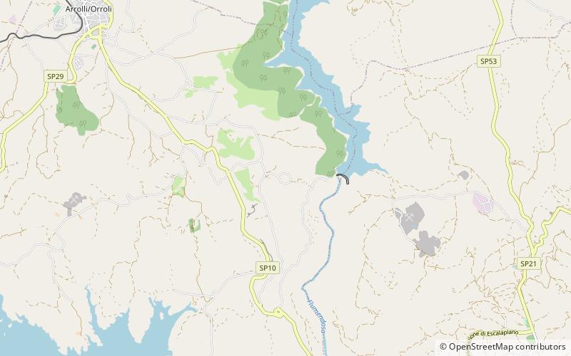 Nuraghe Arrubiu location map
