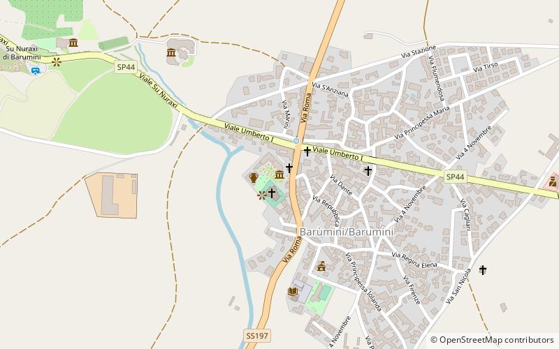 casa zapata barumini location map