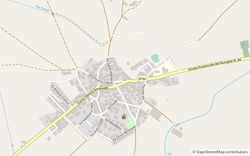 Turri location map