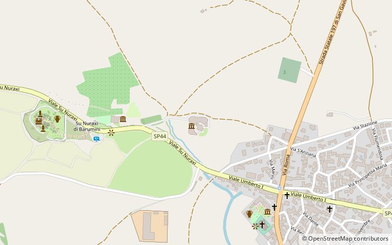 centro giovanni lilliu barumini location map
