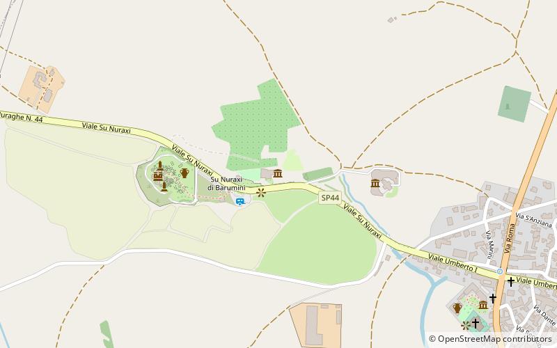 collezione mineralogica paolo locci barumini location map