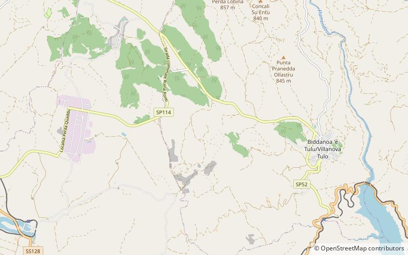 Nuraghe Adoni location map