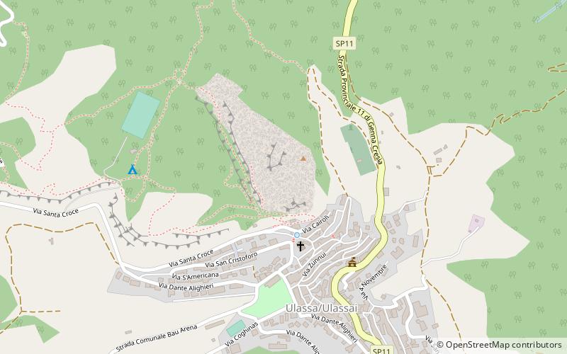 Tacco di Tisiddu location map