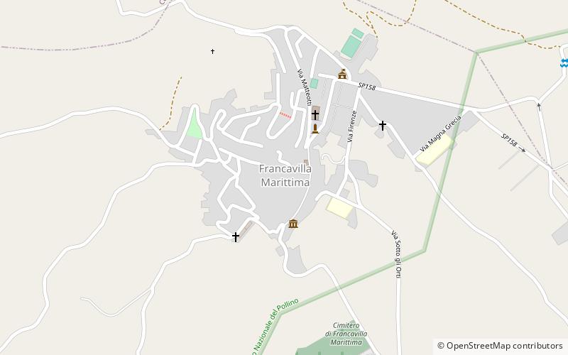 Francavilla Marittima location map
